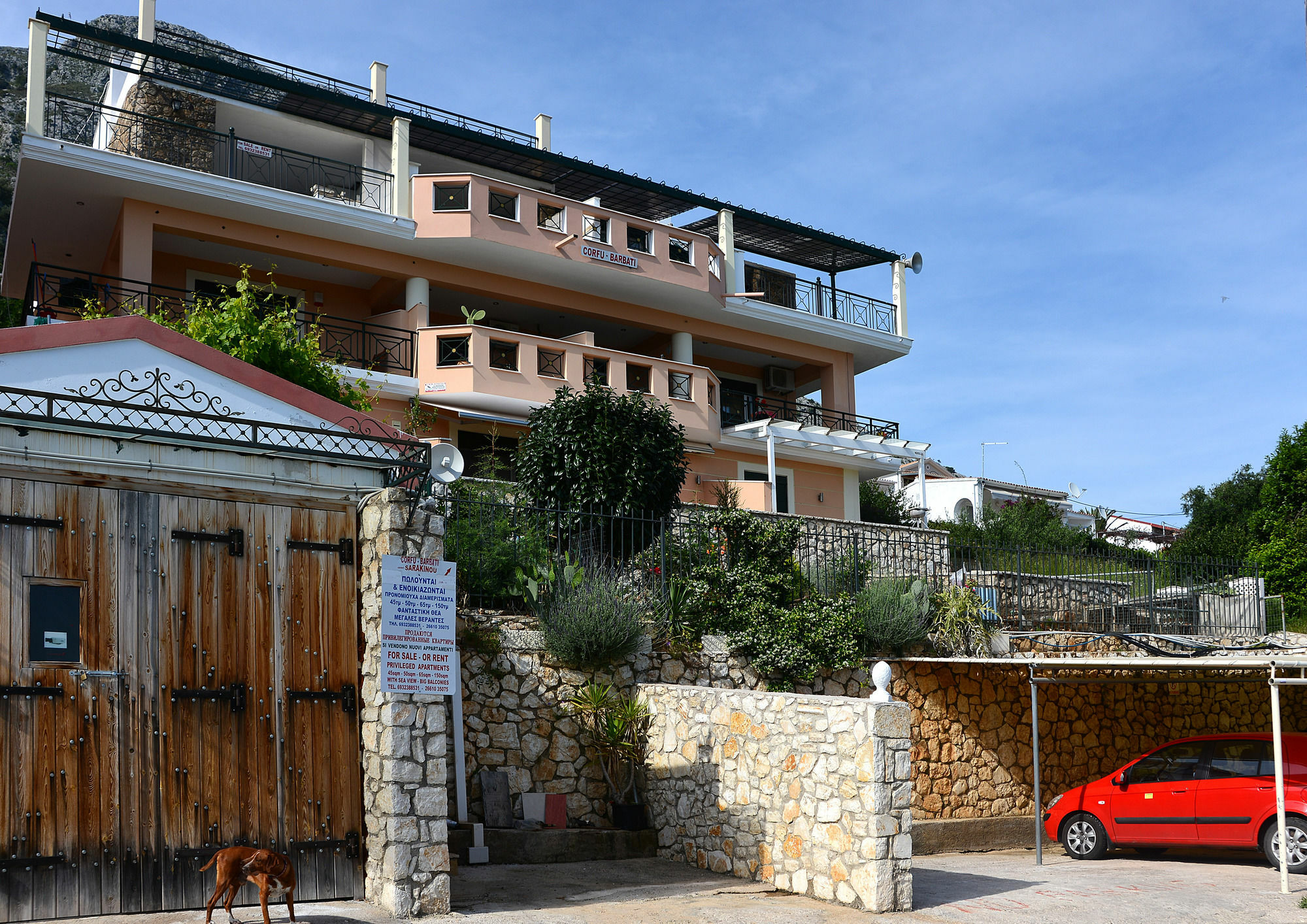 Sarakinos Apartments バルバティ エクステリア 写真